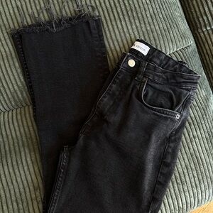 Zara Black Ankle & Cropped Jeans